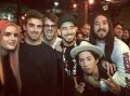 Kiiara, The Chainsmokers, Mike Shinoda, Taka and Steve Aoki at the Linkin Park & Friends after party.