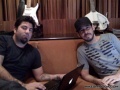 Chino Moreno and Mike Shinoda in the studio