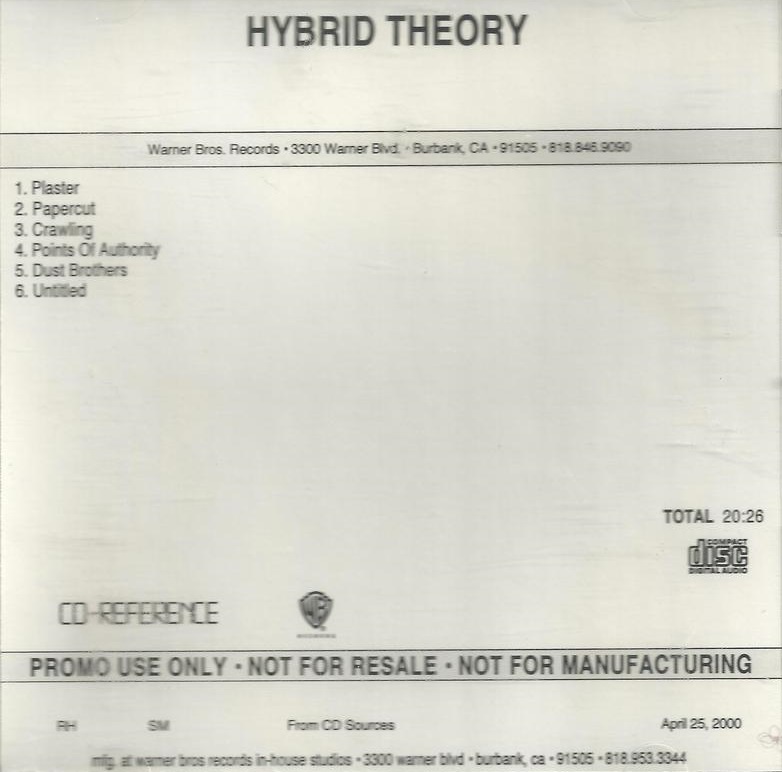 Linkin park demo. Hybrid Theory Linkin Park 20th Anniversary обложка. Hybrid Theory 20th Anniversary Edition. Linkin Park Hybrid Theory 2000. Linkin Park Hybrid Theory Треклист.