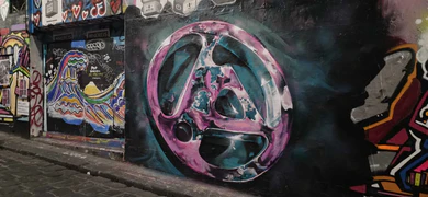 Melbourne LP Mural