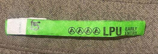 LPU Early Entry Wristband