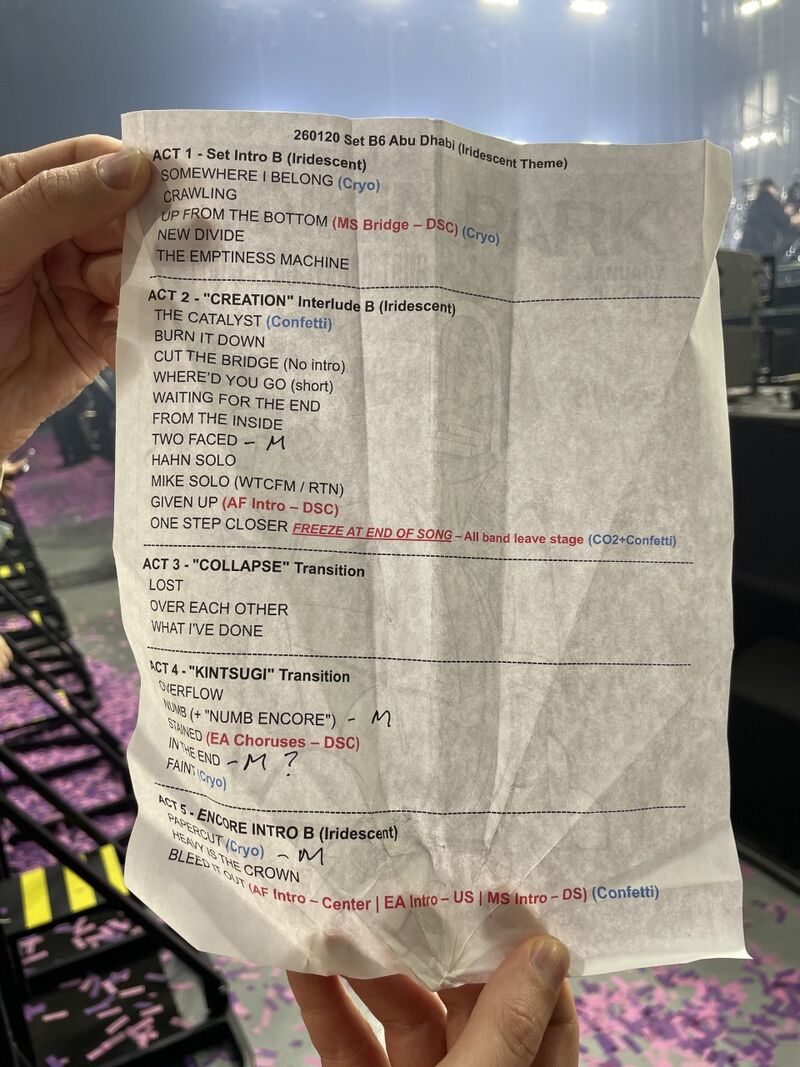 Setlist