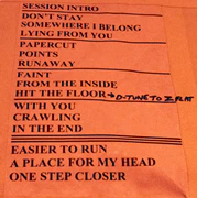 LPU Tour 2003 setlist (from Wiltern LA shows)