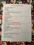 Setlist