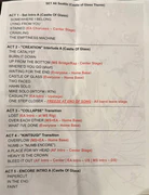 Setlist