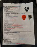 Setlist