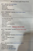 Setlist