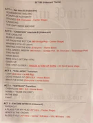 Setlist