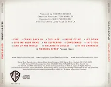 Japanese edition back cover