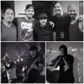 Linkin Park with Daron Malakian and Austin Carlile at the Hollywood Bowl in 2014[9]
