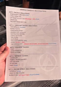 Setlist