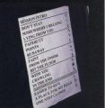 Actual Nottingham 2003 setlist (from magazine review)
