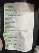 Setlist