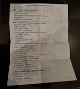 Setlist