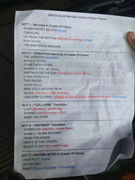 Setlist