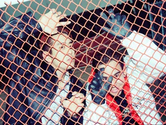 Mike Shinoda and Joe Hahn in 1998 by Howard Min[9]