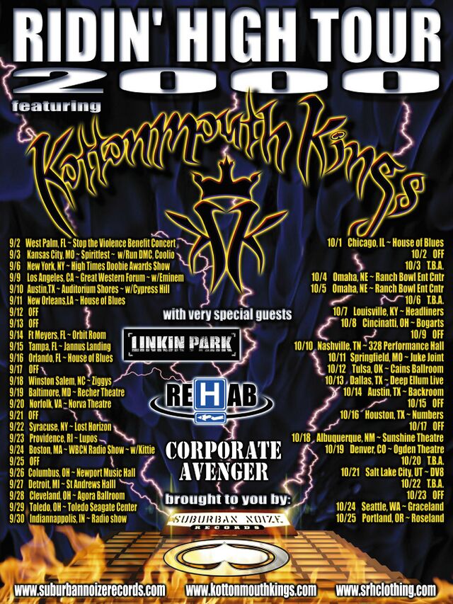 Ridin' High Tour 2000 Linkinpedia