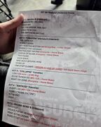 Setlist