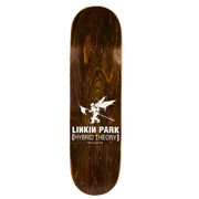 Brown Hybrid Theory skate deck top