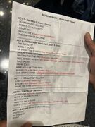 Setlist