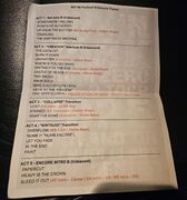 Setlist