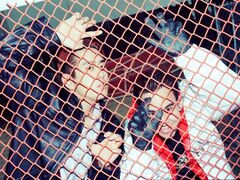 Mike Shinoda and Joe Hahn in 1998 by Howard Min[9]