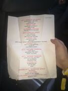 Setlist