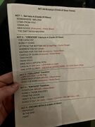 Setlist